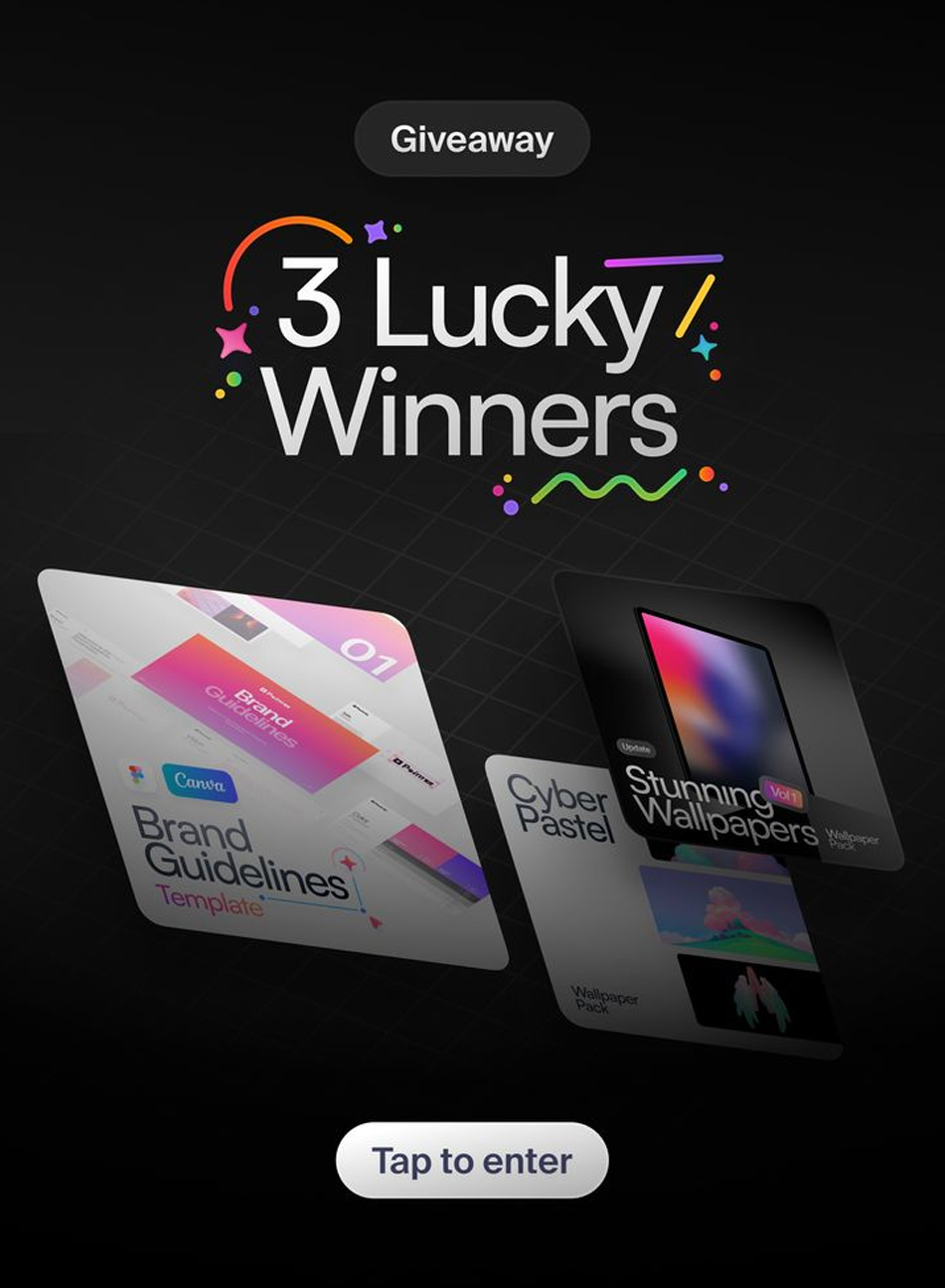 3 Lucky Winners Giveaway